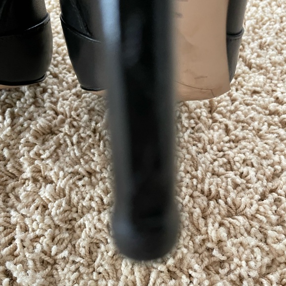 Same Edelman Pointy Toe Lace Up Bootie 7.5 Black - Picture 12 of 12